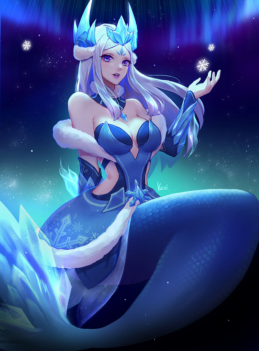 Pretty Mermaid girl Nami: League of Legends (Artist: Kezi)