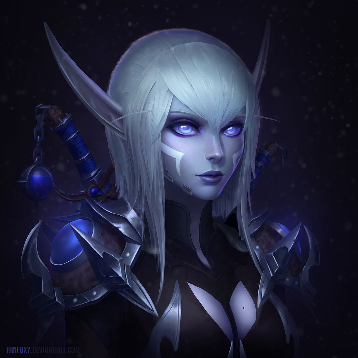 Knight Night elf: World of Warcraft (Artist: Fan Foxy)