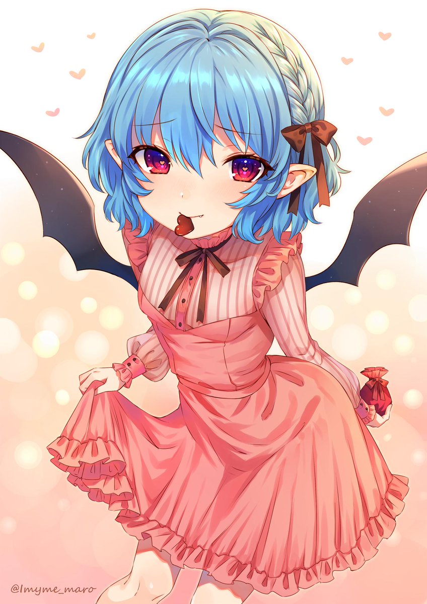 Cute Remilia Scarlet: Valentines day digital art: Touhou Project (Artist: Imyme maro)