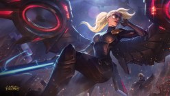 Riot Kayle new skin splash art (the Righteous rework) wallpapers (digital art by Riot games)