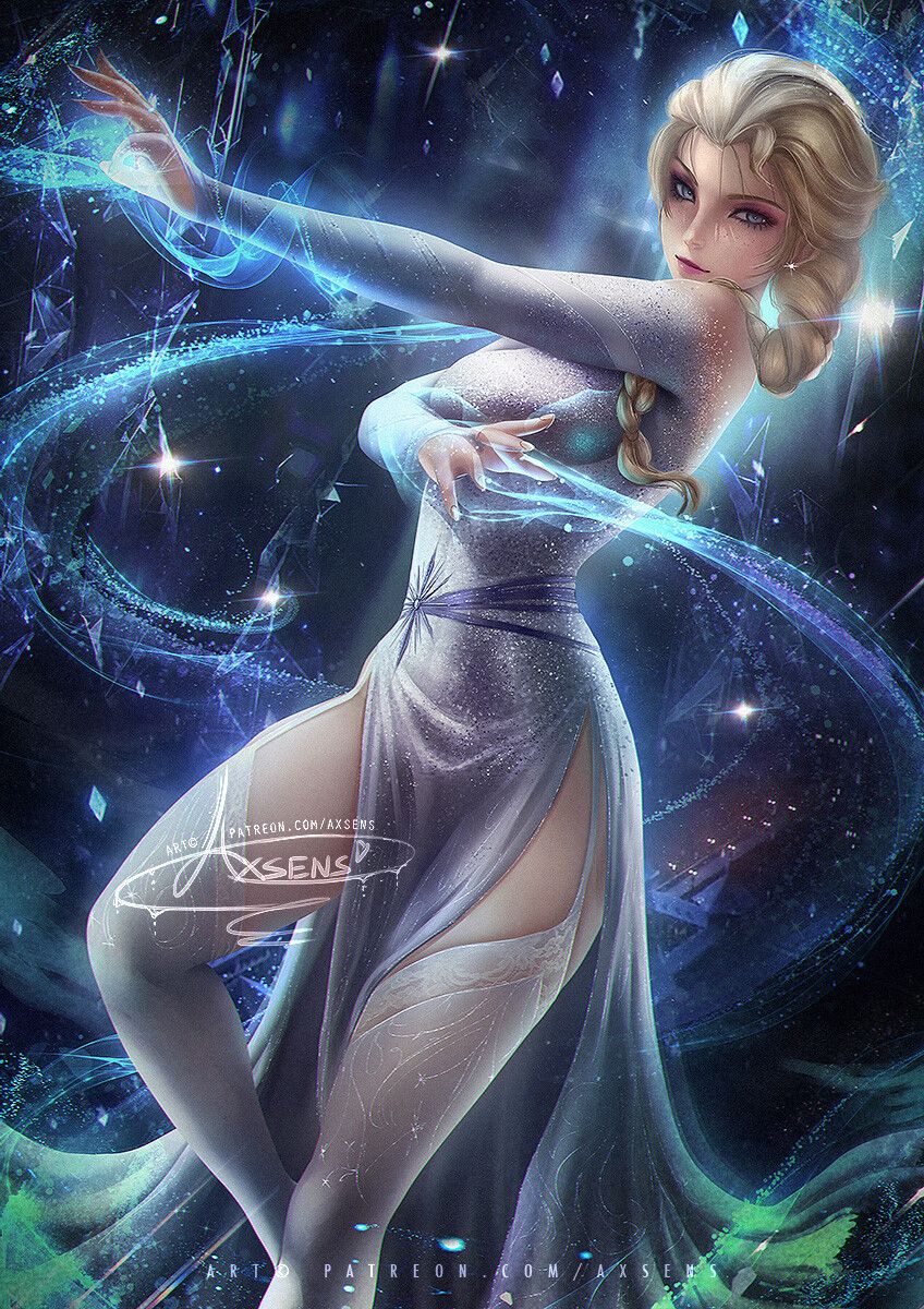 Amazing Queen of Arendelle Elsa: Frozen 2 fanart: Cartoons and Movies (Artist: Axsens)