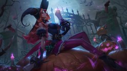 Bewitching Miss Fortune (skin splash art) wallpapers Full HD & 4k (and Prestige Edition) (digital art by Riot games)
