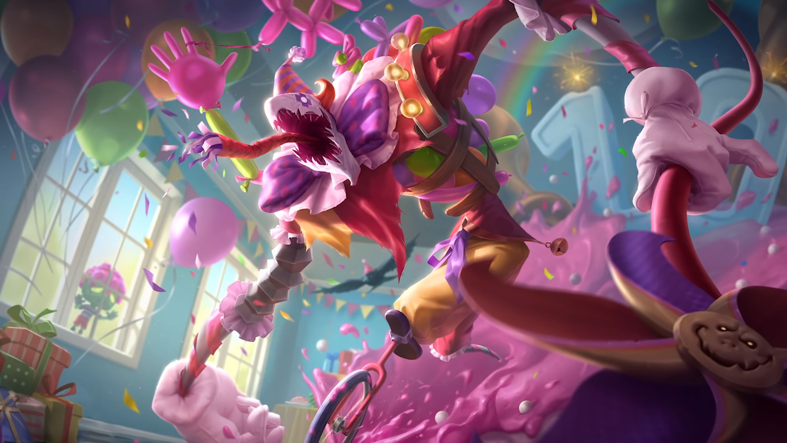 Wallpapers: Fiddlesticks rework skins (Praetorian, Risen, Dark Candy, Surprise Party, Fiddle Me Timbers): League of Legends (Picture by Riot Games)
