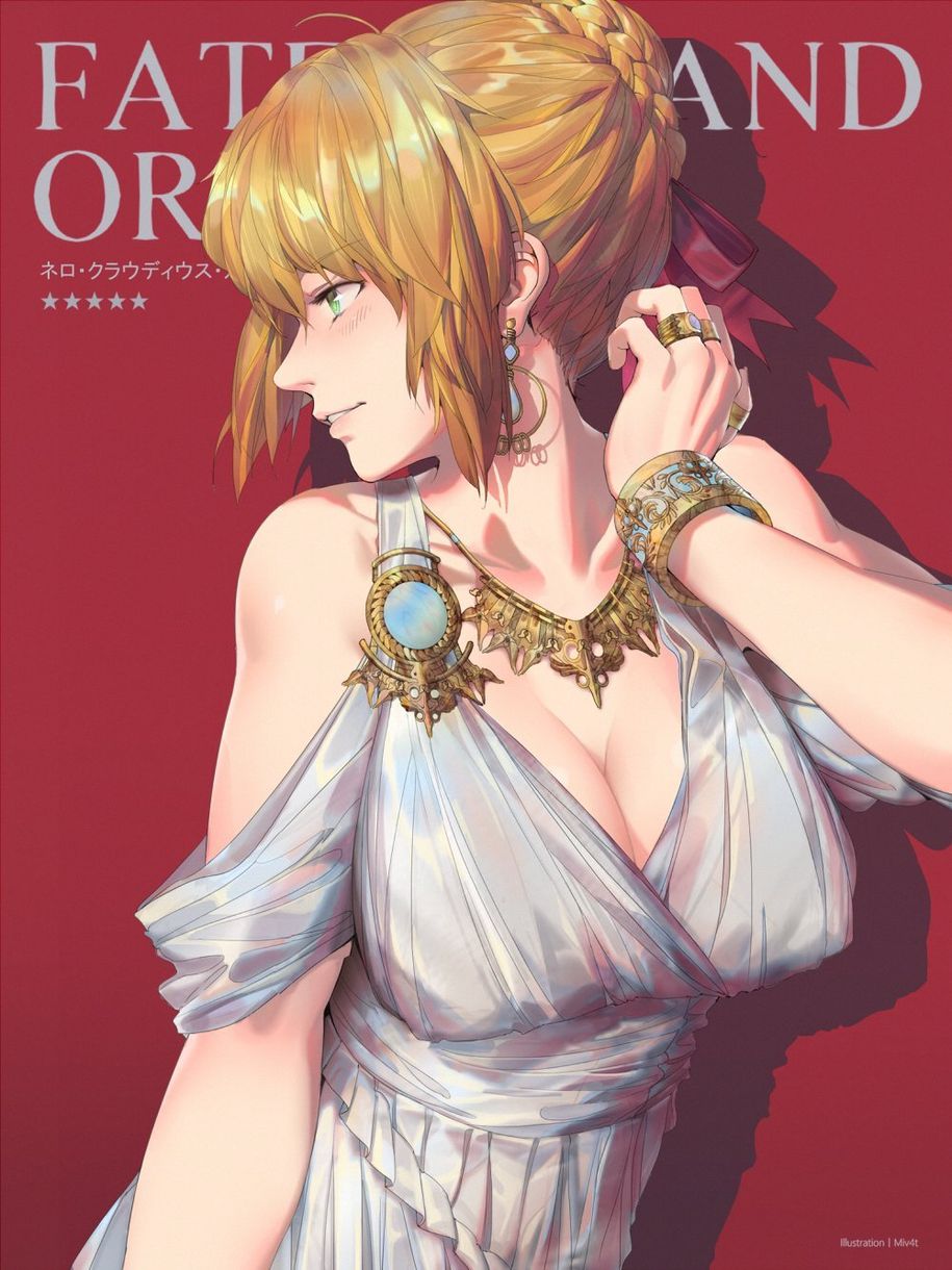 Playable Saber (Nero Claudius) portrait: Fate series (Artist: Mivit)