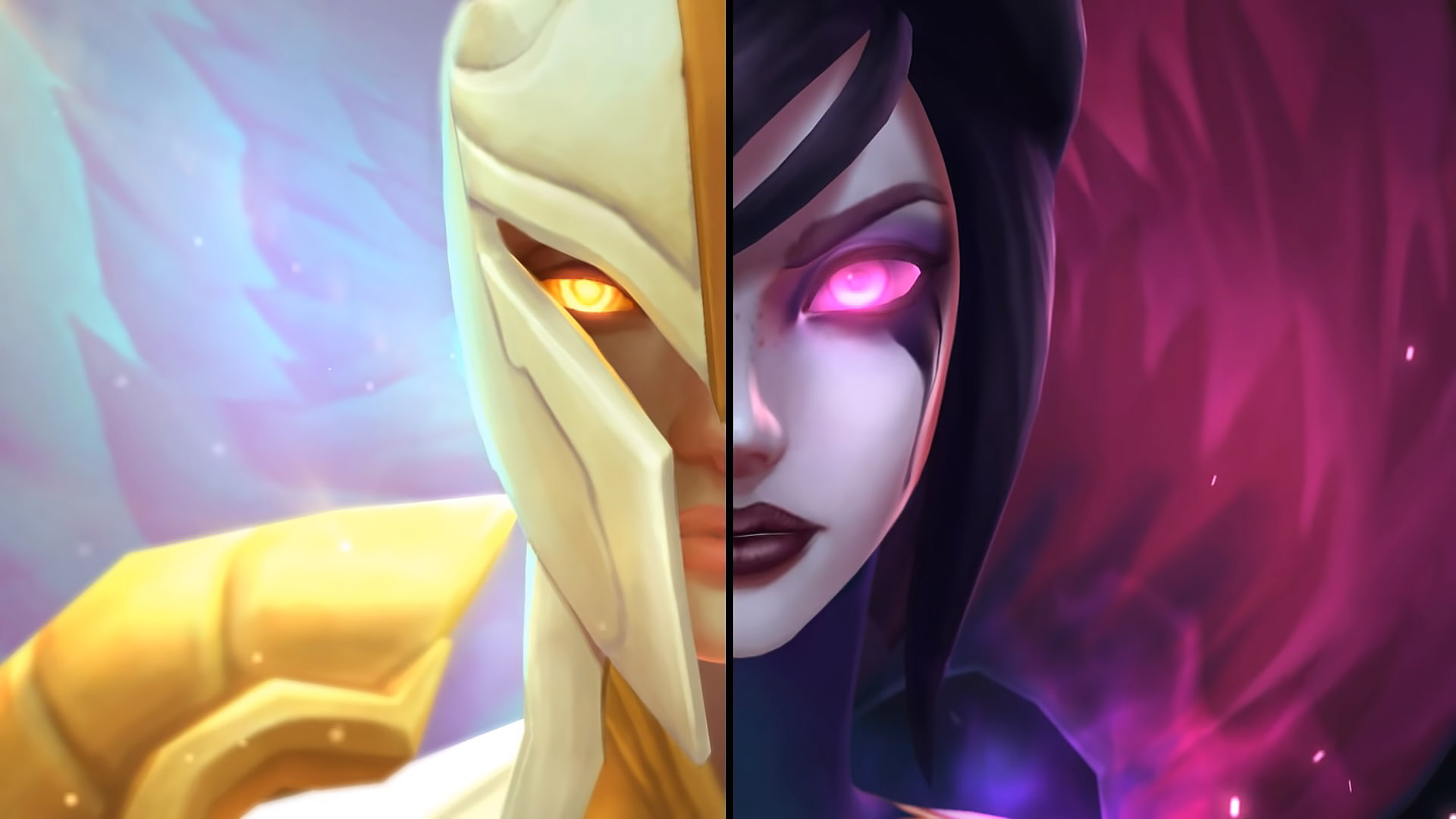 Kayle & Morgana rework (the Righteous - the Fallen) wallpapers: League of Legends (Artist: Riot games)