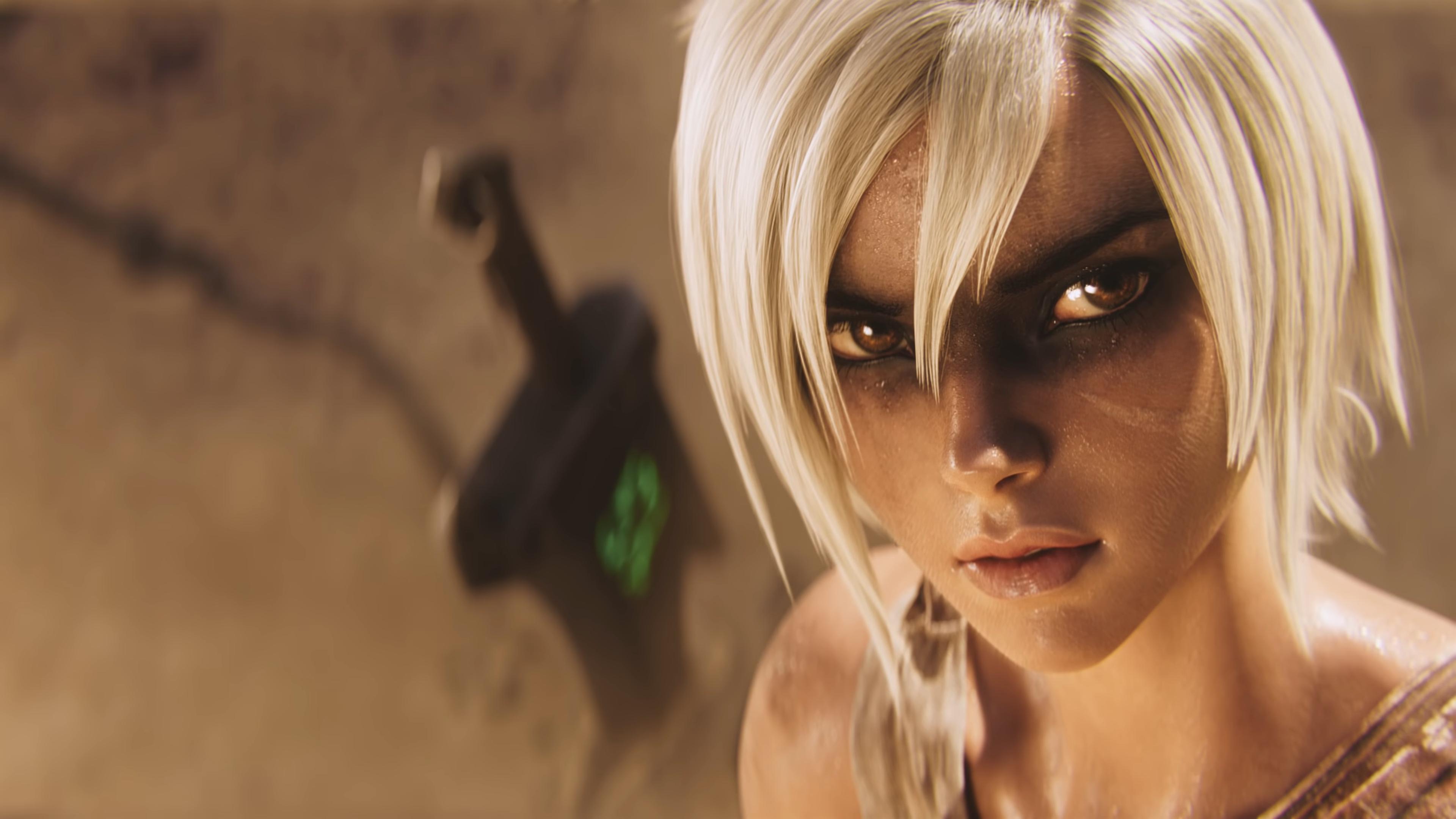 Riven: Awaken Cinematic (ft. Valerie Broussard) wallpapers: League of Legends (Drawing by Riot games)